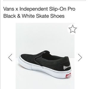 vans x independent slip on